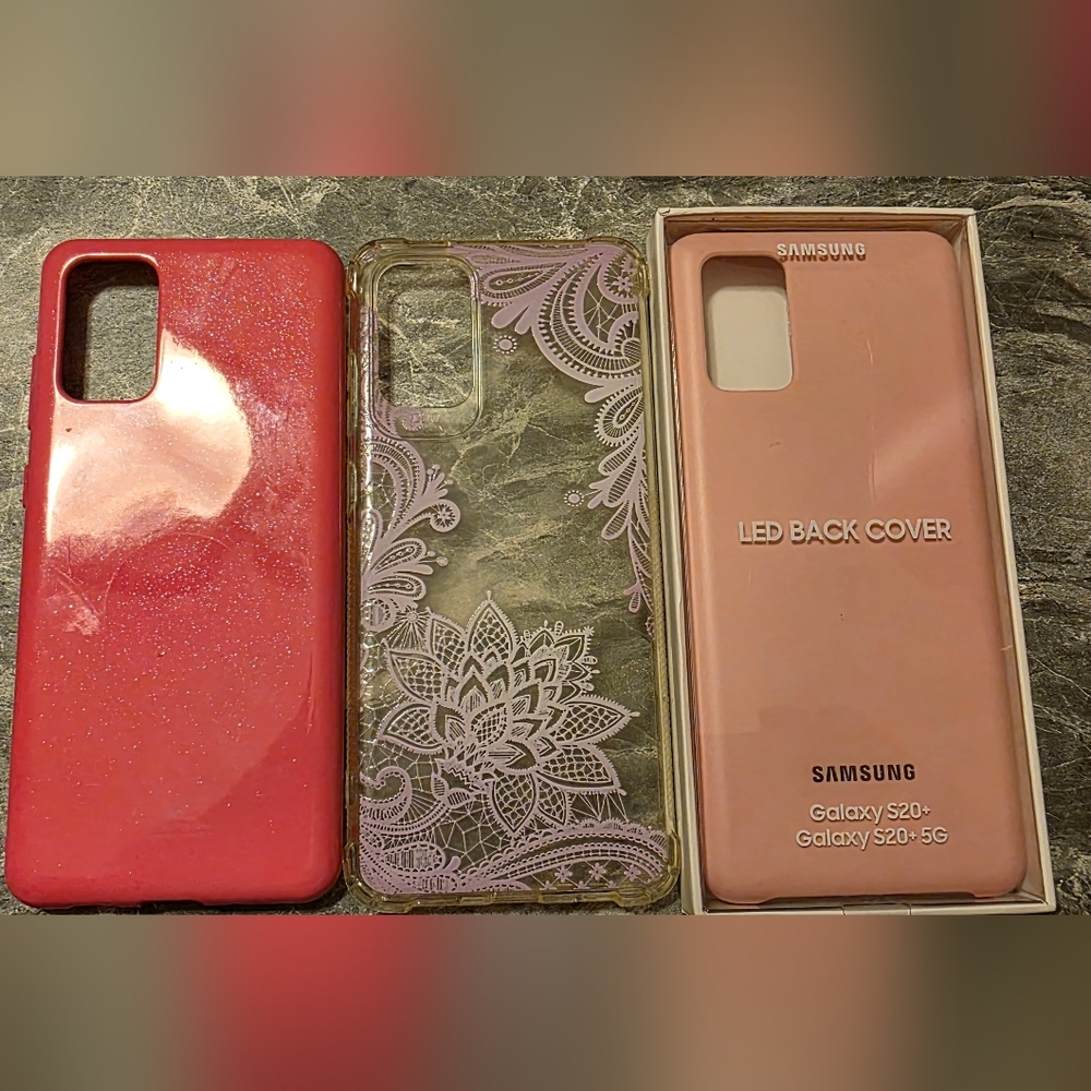 3 samsung S20+ phone cases